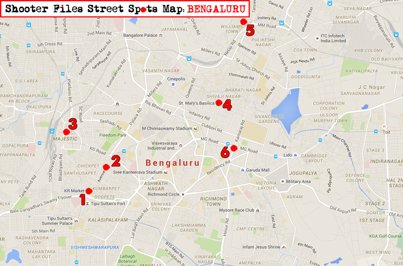 Bangalore Red Light Area Map City Street Guides By F.d. Walker: A Street Photography Guide To Bangalore,  India - Shooter Files By F.d. Walker