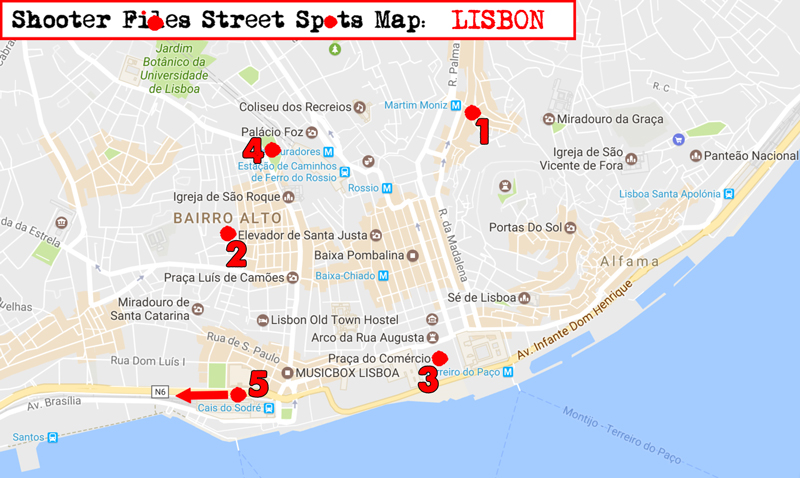 Lisbon Tourist Attraction Map Tourist Destination In The World 0457