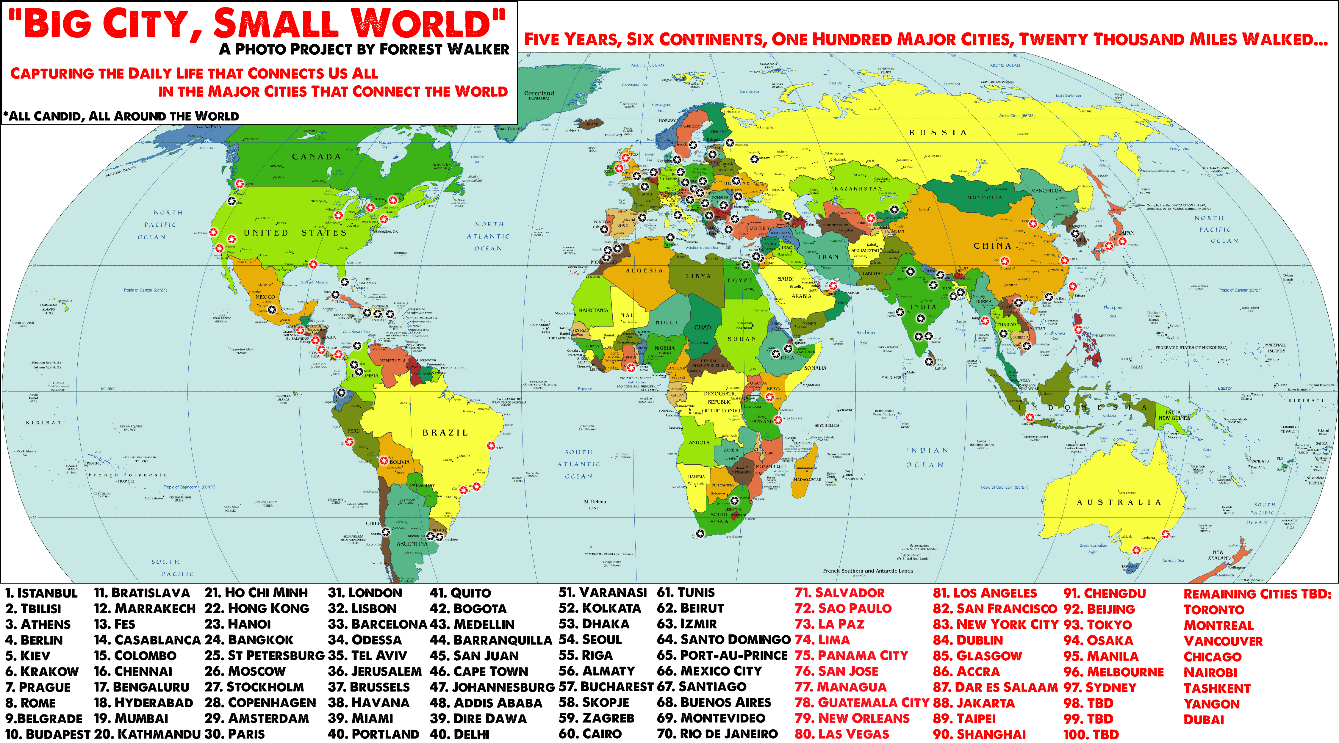 Details Behind My 100 Major Cities Project - Shooter Files by f.d. walker